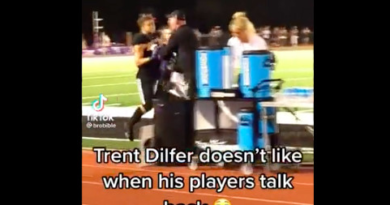 Trent Dilfer pede desculpas depois de gritar com um de seus jogadores do ensino médio