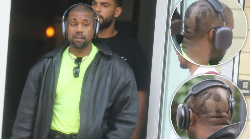 Kanye 'Ye' West exibe um novo corte de cabelo bizarro em Miami