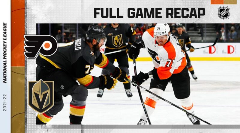 Flyers terminam derrapagem em 10, derrotam Golden Knights para a primeira vitória sob Yeo – NHL.com