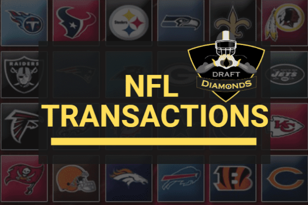 Transações da NFL para 2 de outubro de 2024 | Apresentado por NFL Draft Diamonds