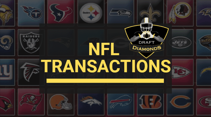 Transações da NFL para 2 de outubro de 2024 | Apresentado por NFL Draft Diamonds