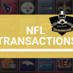 Transações da NFL para 17 de outubro de 2024 | Apresentado por NFL Draft Diamonds