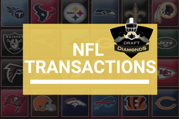 Transações da NFL para 17 de outubro de 2024 | Apresentado por NFL Draft Diamonds