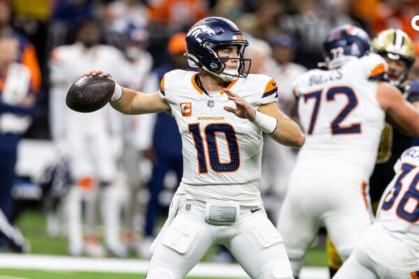 Fãs da NFL Troll Bo Nix enquanto Broncos QB perde lance aberto contra Saints na TNF – ‘Esse cara vai ser outro busto’