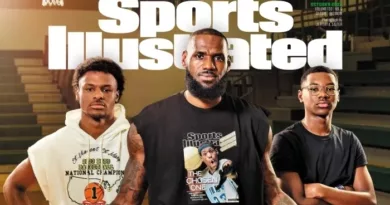 LeBron James And Sons, Bronny e Bryce, capa 'Sports Illustrated'