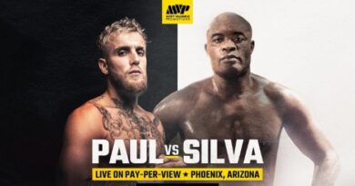 Jake Paul x Anderson Silva oficial da luta de boxe para 29 de outubro