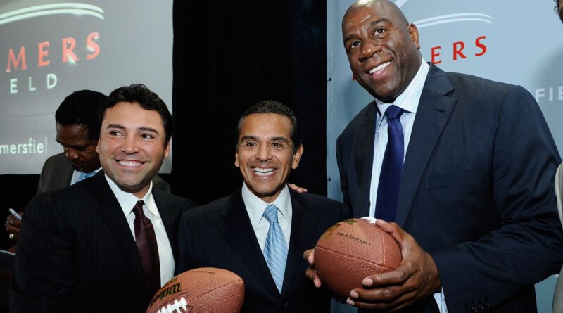 Magic Johnson, membro do Hall da Fama da NBA, quer ser dono da NFL