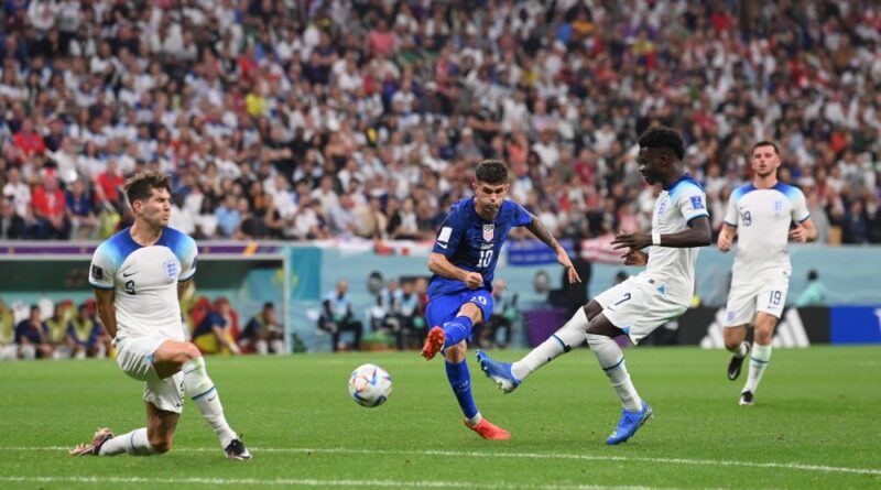 Jogo da Copa do Mundo EUA-Inglaterra empata recorde de audiência nos EUA para jogo de futebol masculino