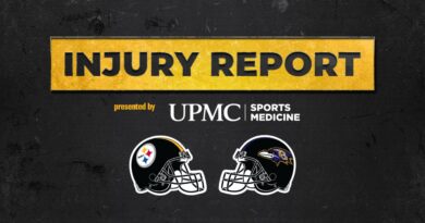 Relatório de lesões da semana 14 (Ravens) – Steelers.com