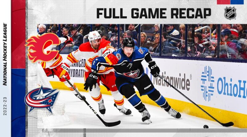 Blue Jackets vencem o primeiro jogo de Gaudreau contra o Flames – NHL.com