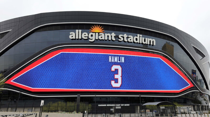 NFL apoiará Damar Hamlin com camisetas, homenagem pré-jogo e pintura de campo na semana 18