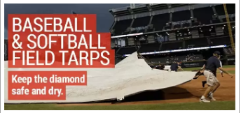 Tarps agora anuncia guia de compradores para campos de beisebol e softbol e outras coberturas de lona relacionadas