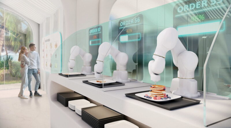 The Future Travel Report 2070 – Buffets de café da manhã impressos em 3D