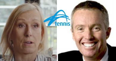 A lenda do tênis Martina Navratilova SLAMS Tennis Australia pressiona para permitir homens biológicos em esportes femininos