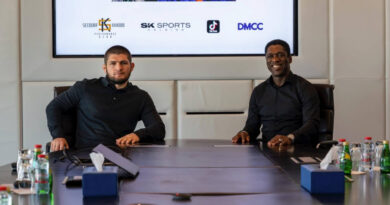 Clarence Seedorf e Khabib Nurmagomedov, com sua SK Sports Holding, assinam parceria global com FITLIGHT