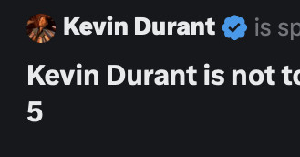 Kevin Durant invadiu Twitter Spaces para se defender como top 5 da NBA