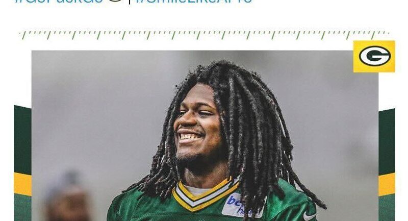 The Packers wished a player happy birthday, and then cut him