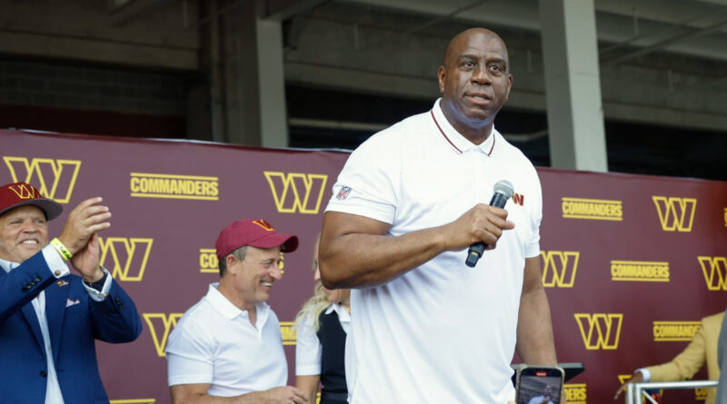 Commanders’ Magic Johnson: ‘It’s Been Hard’ for Black People to Become NFL Owners