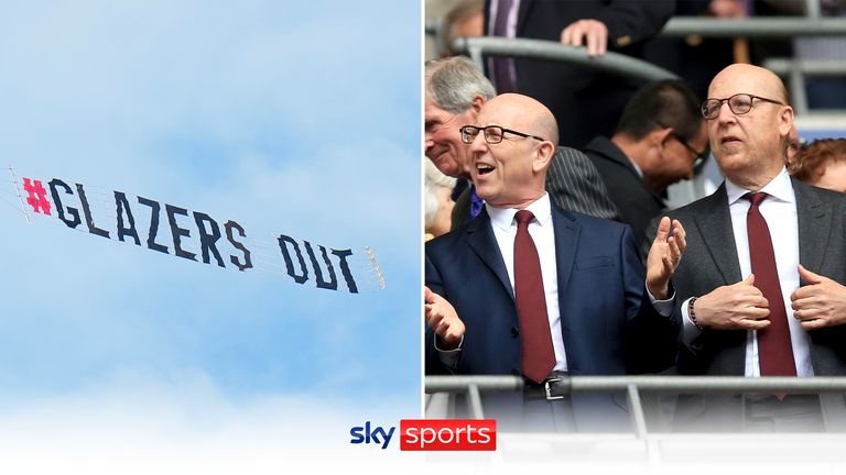 ‘Glazers Out’ – Man Utd fans fly banner over NFL match