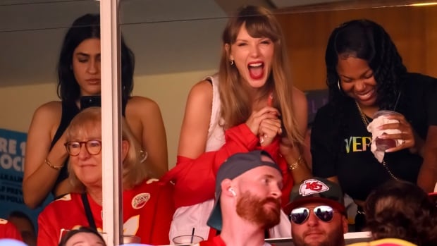 Taylor Swift is a Travis Kelce fan and suddenly, so is everyone else as NFL player’s jersey sales skyrocket