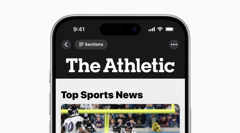 The Athletic joins Apple News+, but The New York Times is still missing