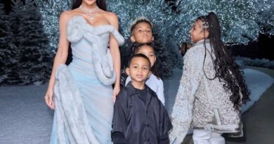 North West sports dad Kanye’s 2016 Met Gala Balmain jacket to Kardashian Christmas Eve party