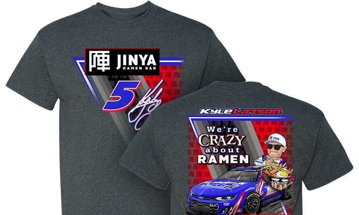 Kyle Larson, NASCAR’s No. 5 Hendricks Motorsports Driver Launches JINYA Ramen Bar Merchandise