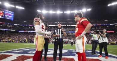 Super Bowl 58 mic’d up segment shows Chiefs players celebrating 49ers’ overtime decision
