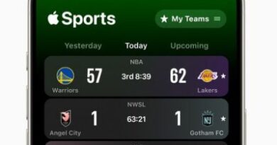 Apple releases sports app, with real-time scores, stream features