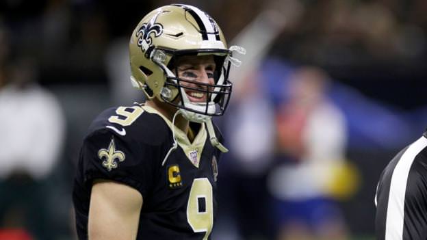 Drew Brees: quarterback do New Orleans Saints estabelece dois recordes da NFL